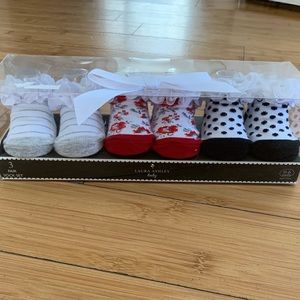 Ruffle Socks: stripes, floral, polka dot